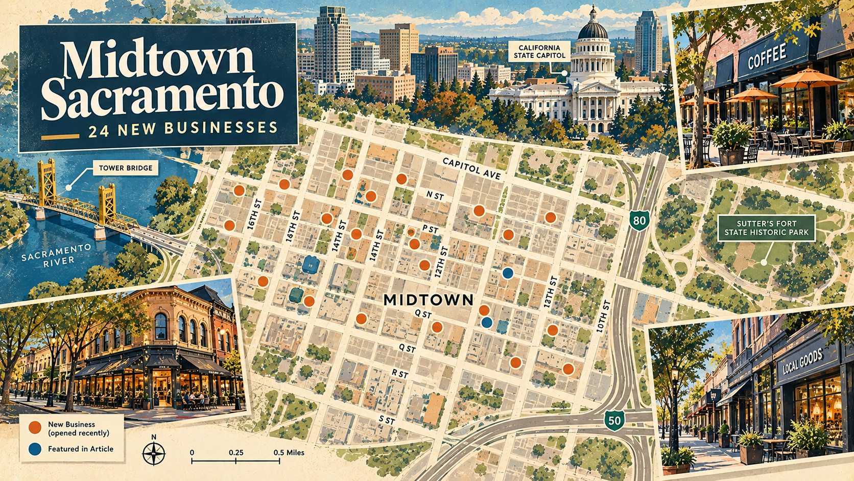 Your Midtown Sacramento Neighborhood Just Got 24 New Businesses